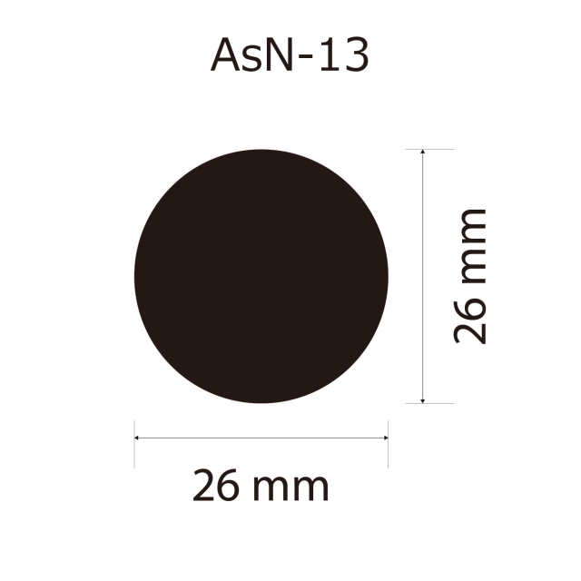 プレート単品【As-N-13】高さ：2.6cm　幅：2.6cm《営業日13時までのご注文で翌営業日出荷》　[N-13]〈L〉
