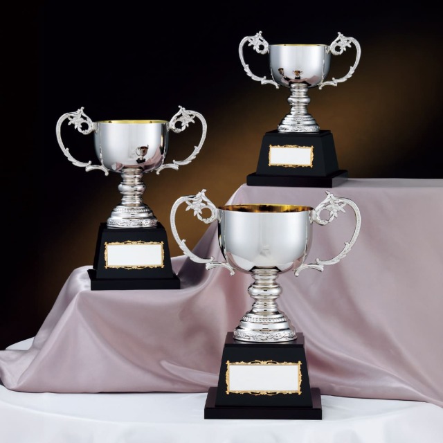 アートトロフィー 金属製 金銀銅 21種類の選べるカラーメダル付