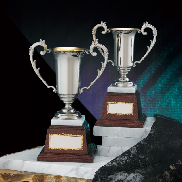 純銀製トロフィー&プレート275g 台座なし 純銀製トロフィー&プレート275g 台座なし 純銀製トロフィー&プレート