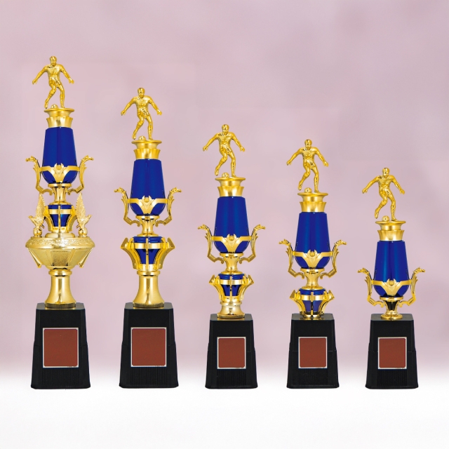 タワー型トロフィー 樹脂製【XF-11_Eサイズ】高さ：37.0cm《営業日13時