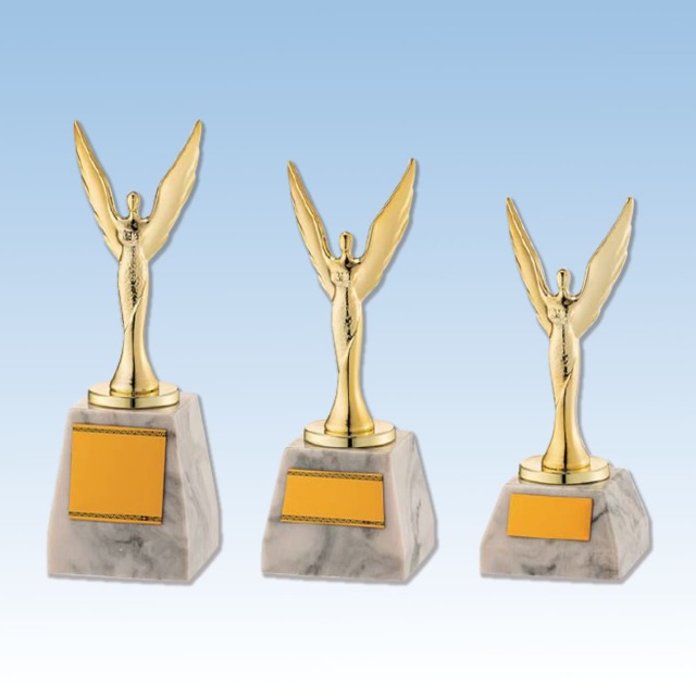 クリスタルトロフィー 天然石台座 プレート仕様 B-506 Aサイズ