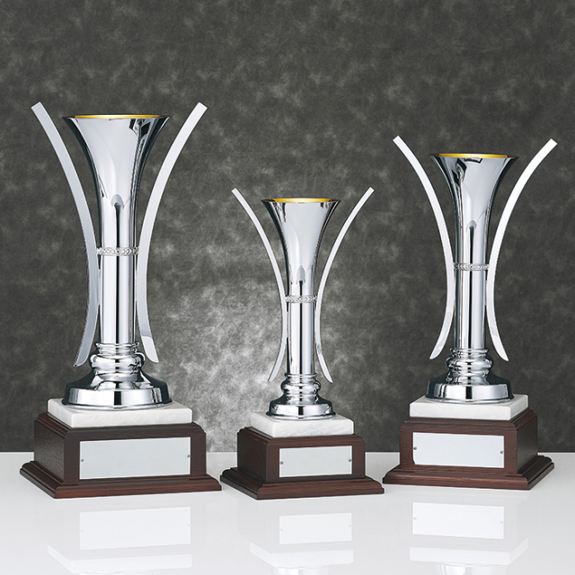 純銀製　トロフィー　優勝カップ 優勝カップ 金属製 NO-4171 Aサイズ