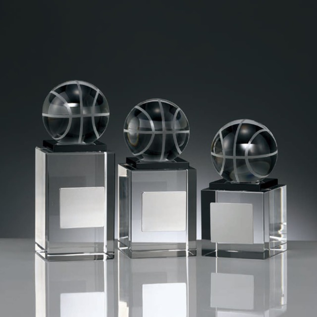 クリスタルトロフィー バスケボール付 BW-2338 Aサイズ