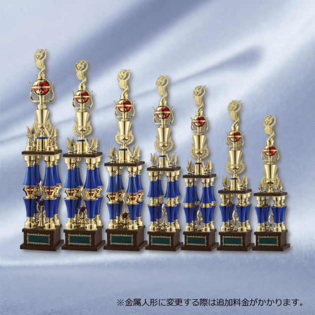 トロフィー装飾品　鳥　勝利　② 8,250〜 低予算で立派な4本柱 スタンダードトロフィーTR-3365