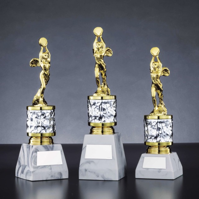 アートトロフィー　女神【Y-BR-4663_Cサイズ】高さ：22.5cm　幅：7.0cm《営業日13時までのご注文で翌営業日出荷》　[BS 6]〈E〉