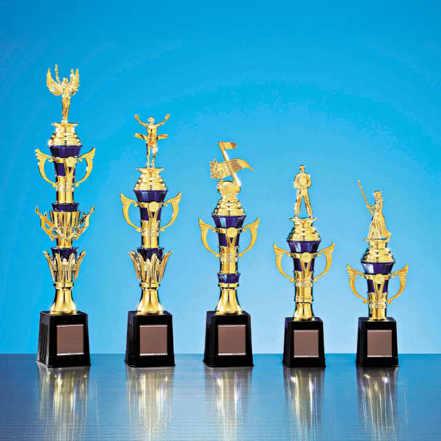 タワー型トロフィー　樹脂製　種目選べる【Y-TRZ-4350_Eサイズ】高さ：29.0cm《営業日13時までのご注文で翌営業日出荷》　[#16]〈L〉