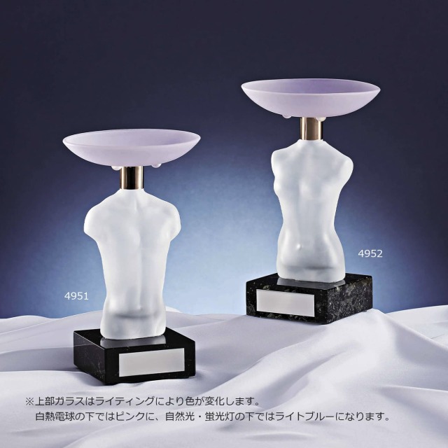 在庫限り クリスタルトロフィー 内部レーザー彫刻 ZKG-1156 Aサイズ