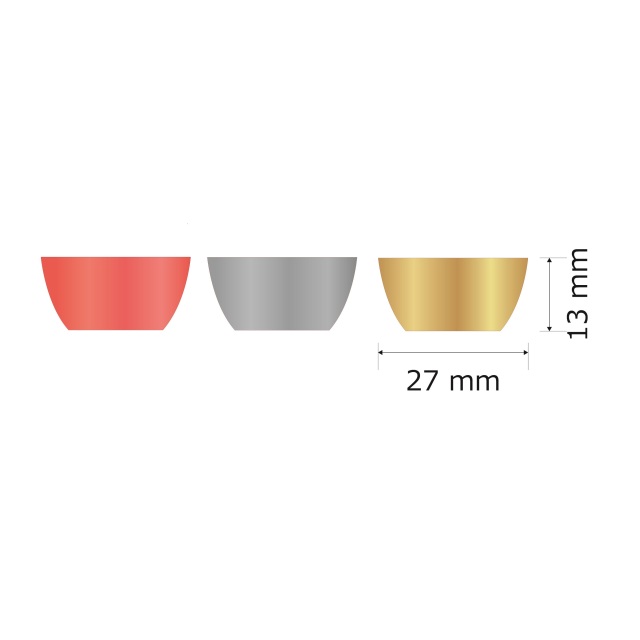 プレート単品（旧型番：Y-13x27）【Y-13x27】高さ：1.3cm　幅：2.7cm《営業日13時までのご注文で翌々営業日出荷》　[13x27]〈L〉