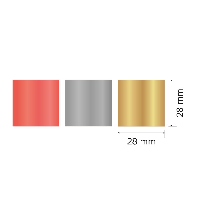 プレート単品（旧型番：Y-28x28）【Y-28x28】高さ：2.8cm　幅：2.8cm《営業日13時までのご注文で翌々営業日出荷》　[28x28]〈L〉