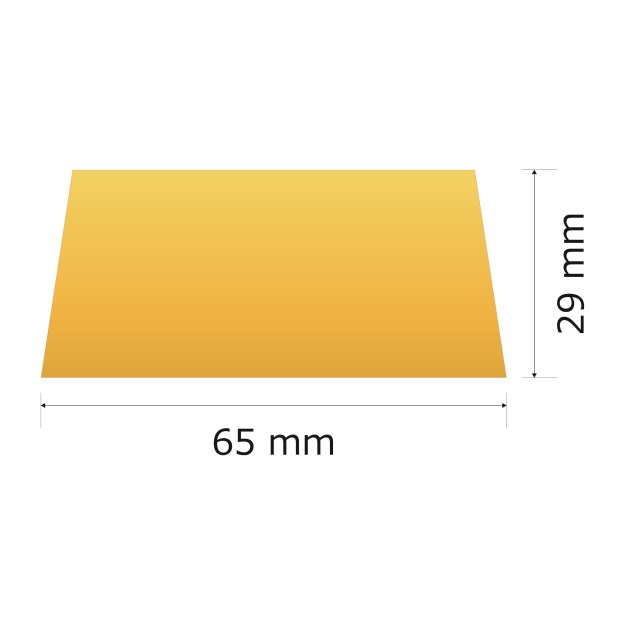 プレート単品（旧型番：Y-AGA2）【Y-AG2】高さ：2.9cm　幅：5.6cm《営業日13時までのご注文で翌々営業日出荷》　[AG 2]〈L〉