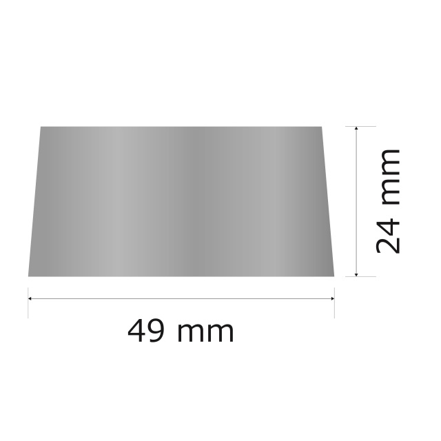 プレート単品（旧型番：Y-BSS5）【Y-BS5】高さ：2.4cm　幅：4.5cm《営業日13時までのご注文で翌々営業日出荷》　[BS 5]〈E〉