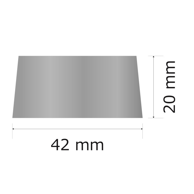 プレート単品（旧型番：Y-BSS6）【Y-BS6】高さ：2.0cm　幅：3.8cm《営業日13時までのご注文で翌々営業日出荷》　[BS 6]〈E〉