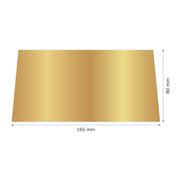 プレート単品（旧型番：Y-MGA57）【Y-MGH57】高さ：8.0cm　幅：15.0cm《営業日13時までのご注文で翌々営業日出荷》　[MGH 57]〈E〉