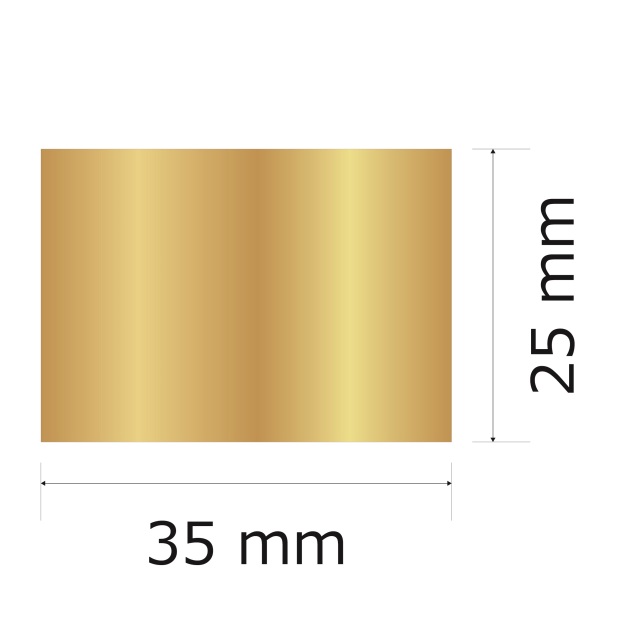プレート単品（旧型番：Y-MGG21）【Y-MG21】高さ：2.5cm　幅：3.5cm《営業日13時までのご注文で翌々営業日出荷》　[MG 21]〈E〉