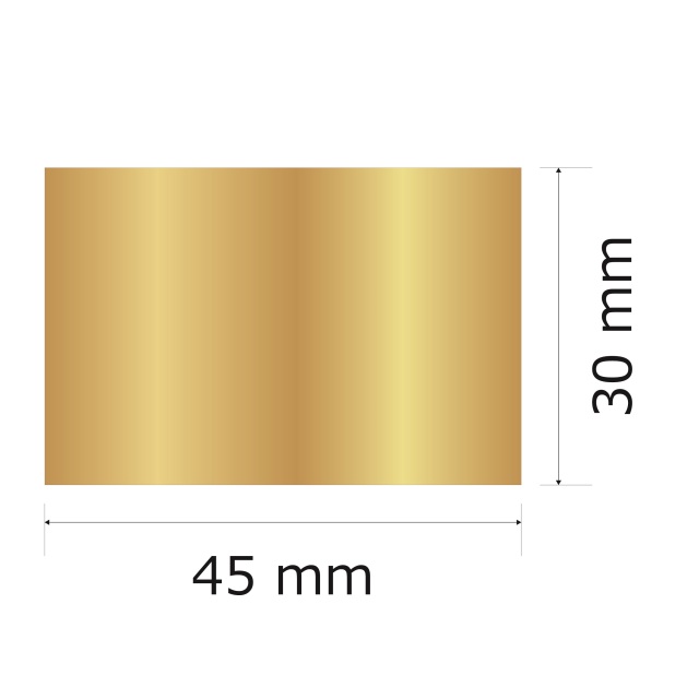 プレート単品（旧型番：Y-MGG22）【Y-MG22】高さ：3.0cm　幅：4.5cm《営業日13時までのご注文で翌々営業日出荷》　[MG 22]〈E〉