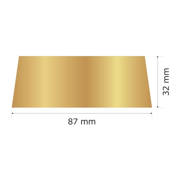 プレート単品（旧型番：Y-MGG31）【Y-MG31】高さ：3.2cm　幅：7.8cm《営業日13時までのご注文で翌々営業日出荷》　[MG 31]〈E〉