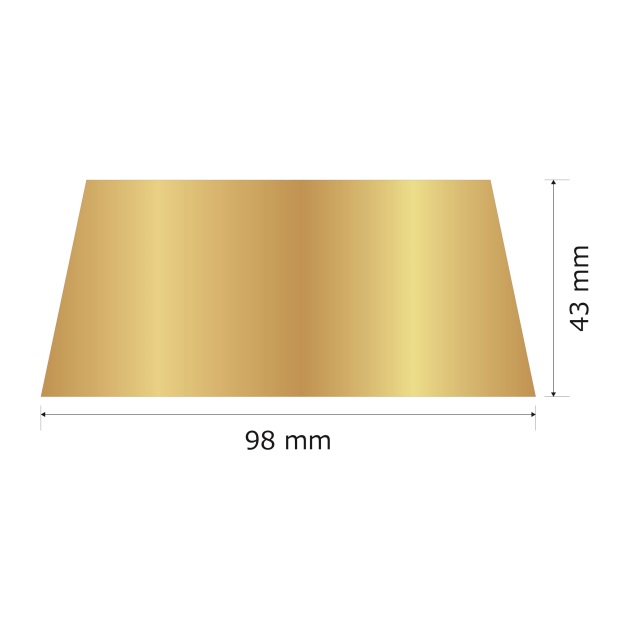プレート単品（旧型番：Y-MGG32）【Y-MG32】高さ：4.3cm　幅：8.0cm《営業日13時までのご注文で翌々営業日出荷》　[MG 32]〈E〉