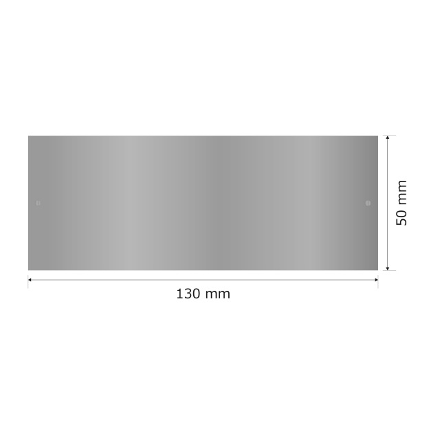 プレート単品（旧型番：Y-MSA84）【Y-MSH84】高さ：5.0cm　幅：13.0cm《営業日13時までのご注文で翌々営業日出荷》　[MSH 84]〈E〉