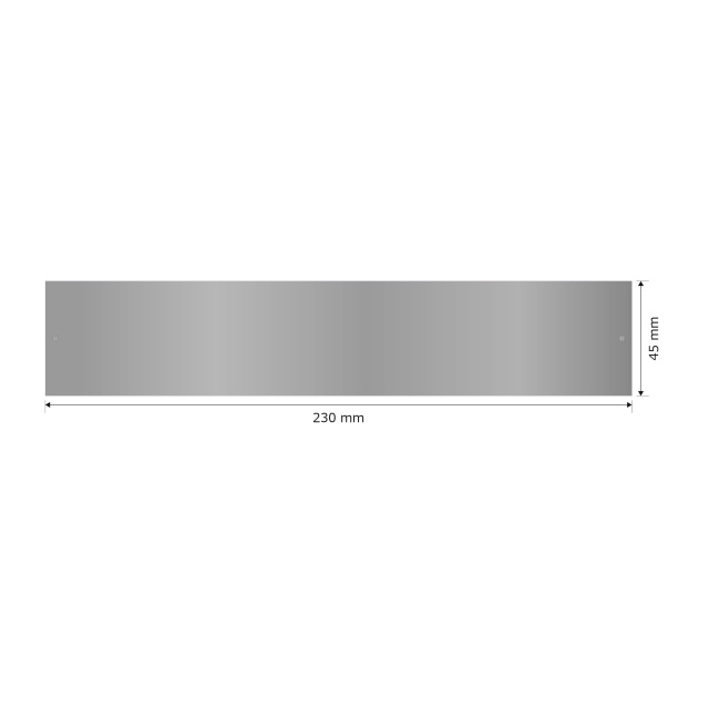 プレート単品（旧型番：Y-MSA86）【Y-MSH86】高さ：4.5cm　幅：23.0cm《営業日13時までのご注文で翌々営業日出荷》　[MSH 86]〈E〉
