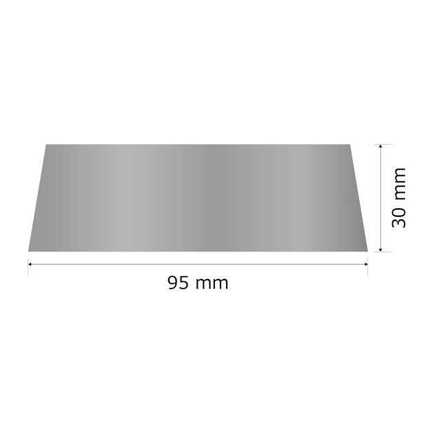 プレート単品（旧型番：Y-MSA91）【Y-MSH91】高さ：3.0cm　幅：8.5cm《営業日13時までのご注文で翌々営業日出荷》　[MSH 91]〈E〉