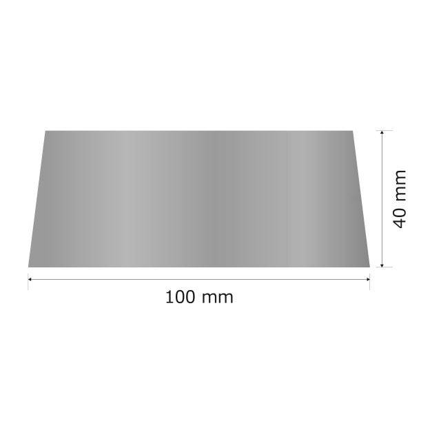 プレート単品（旧型番：Y-MSA92）【Y-MSH92】高さ：4.0cm　幅：9.0cm《営業日13時までのご注文で翌々営業日出荷》　[MSH 92]〈E〉