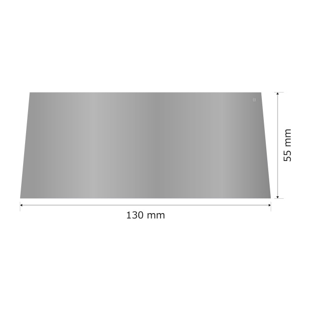 プレート単品（旧型番：Y-MSA95）【Y-MSH95】高さ：5.5cm　幅：12.0cm《営業日13時までのご注文で翌々営業日出荷》　[MSH 95]〈E〉