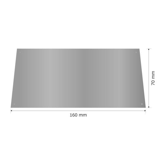 プレート単品（旧型番：Y-MSA96）【Y-MSH96】高さ：7.0cm　幅：14.5cm《営業日13時までのご注文で翌々営業日出荷》　[MSH 96]〈E〉
