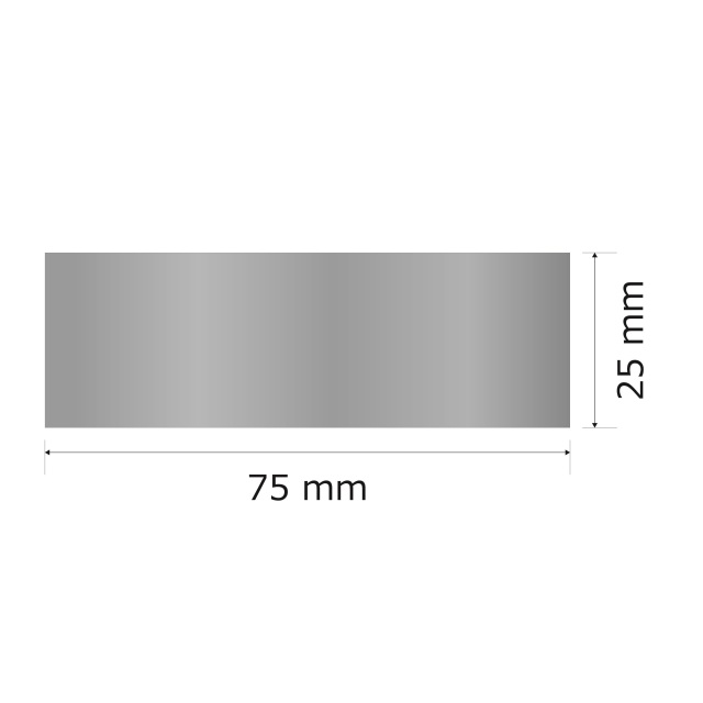 プレート単品（旧型番：Y-MSS61）【Y-MS61】高さ：2.5cm　幅：7.5cm《営業日13時までのご注文で翌々営業日出荷》　[MS 61]〈E〉