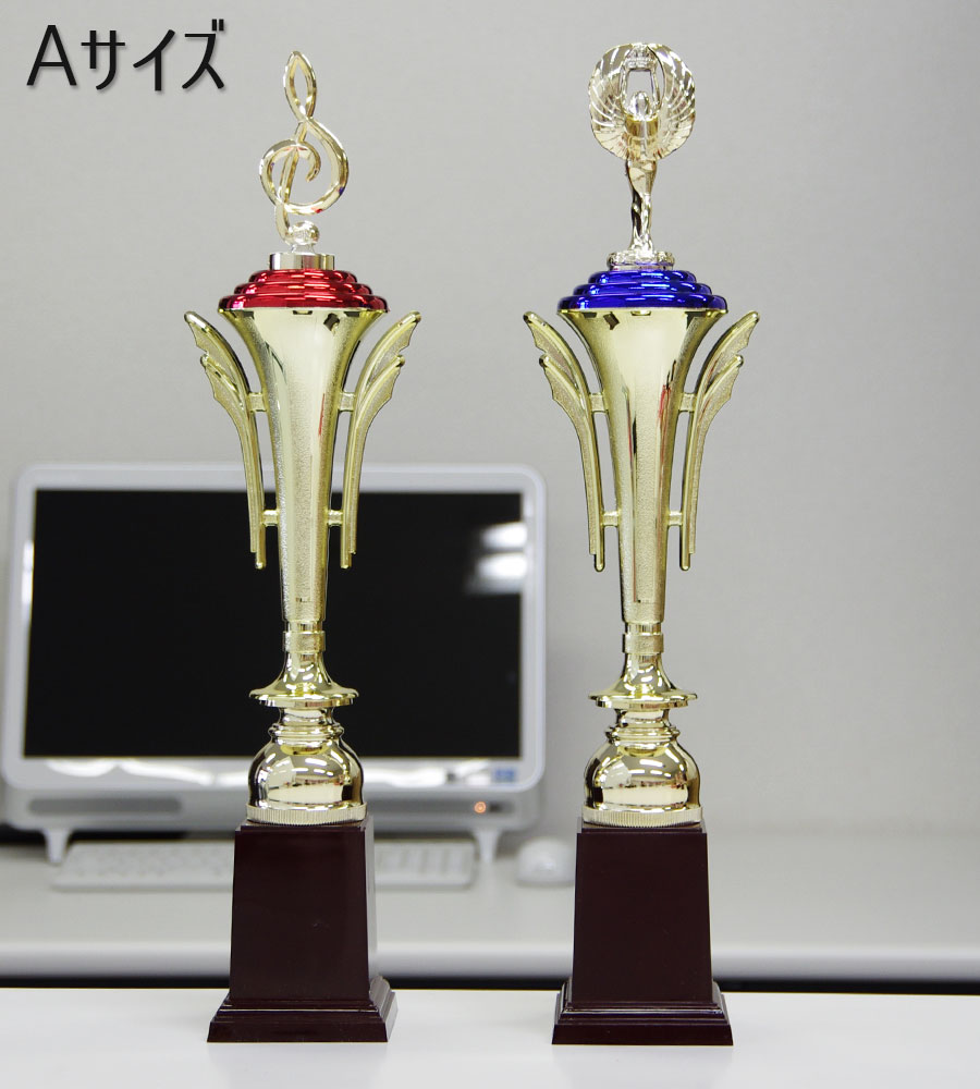 謎のトロフィー オリジナルトロフィー 赤 青 XF-05-06A ファーストトロフィー