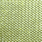 キラキラ光る　１ＷＡＹ　ラメネット　黄色地にシルバー　（5606-13）