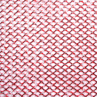 キラキラ光る　１ＷＡＹ　ラメネット　赤地にシルバー　（5606-15）