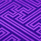 イベントや衣装に最適な光沢感のある素材　ポリエステルジャガード　紗綾形　江戸紫