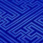 イベントや衣装に最適な光沢感のある素材　ポリエステルジャガード　紗綾形　ロイヤルブルー