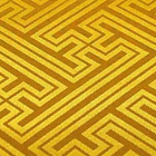 イベントや衣装に最適な光沢感のある素材　ポリエステルジャガード　紗綾形　黄色