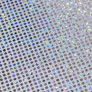 ホログラムスムースニット　白