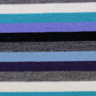 ピーチスキンマルチボーダーニット生地