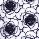 オーガンジーウールレース　ワイン