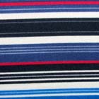 マルチボーダープリントニット生地