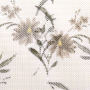 チュールフラワープリント　オールドローズ