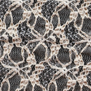 ストレッチ　ラッセルレース　ベージュ