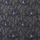 ストレッチレース　ダークグレイ地×ブルーグレイ