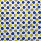 コット水玉プリントンニット生地