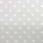 強撚コットン水玉プリントニット生地