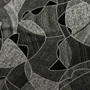 ストレッチ ちりめんニット　黒