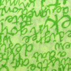 パワーネット英字柄プリントニット生地