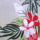 コットンローンハワイアンプリント服地