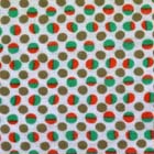 コット水玉プリントンニット生地