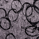 ストレッチ起毛自転車柄プリント　うすピンク