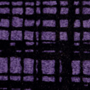 フロッキーチェックプリントニット　紫