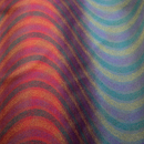 ポリエステル　ぼかし波柄プリント　レッド・グリーン・パープルなど